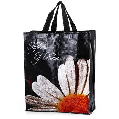 Foldable Grocery Shopping Bag Merchandise Reusable Pp Non Woven Lamination Bag