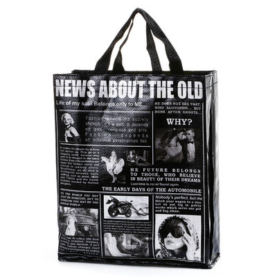 Foldable Grocery Shopping Bag Merchandise Reusable Pp Non Woven Lamination Bag