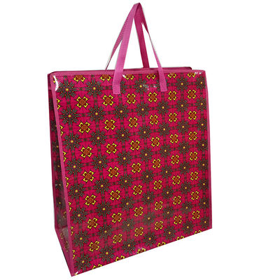 Custom Printed Recyclable Woven Carry Bags With Logo 30CM To 50cm