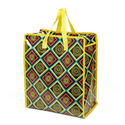 Recyclable Pp Woven Shopping Bag With Logo Pp Woven Shopper Custom Printed