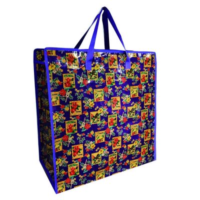 Eco Friendly Matte Laminated Woven Bags Shopping Tote Pp Woven Bags CMYK Printing